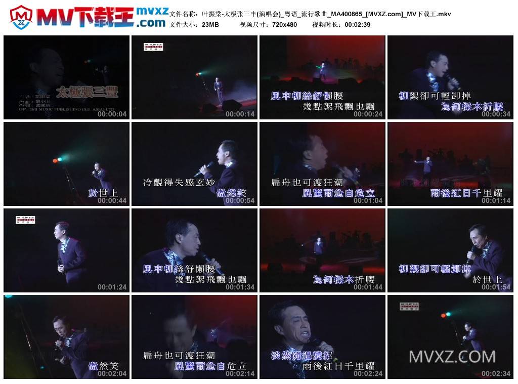 叶振棠-太极张三丰(演唱会)_粤语_流行歌曲_MA400865